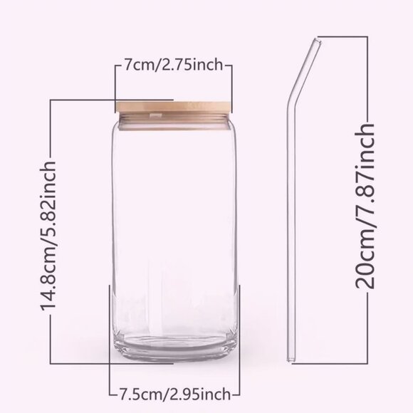 ☕"God Is Good All The Time" Inspirational/Religious 16oz Glass Cup☕-BUNDLE&SAVE - Picture 5 of 6